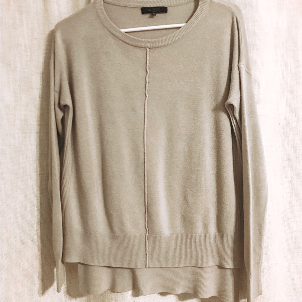 BE COOL No Rest For Bridget Gray Sweater